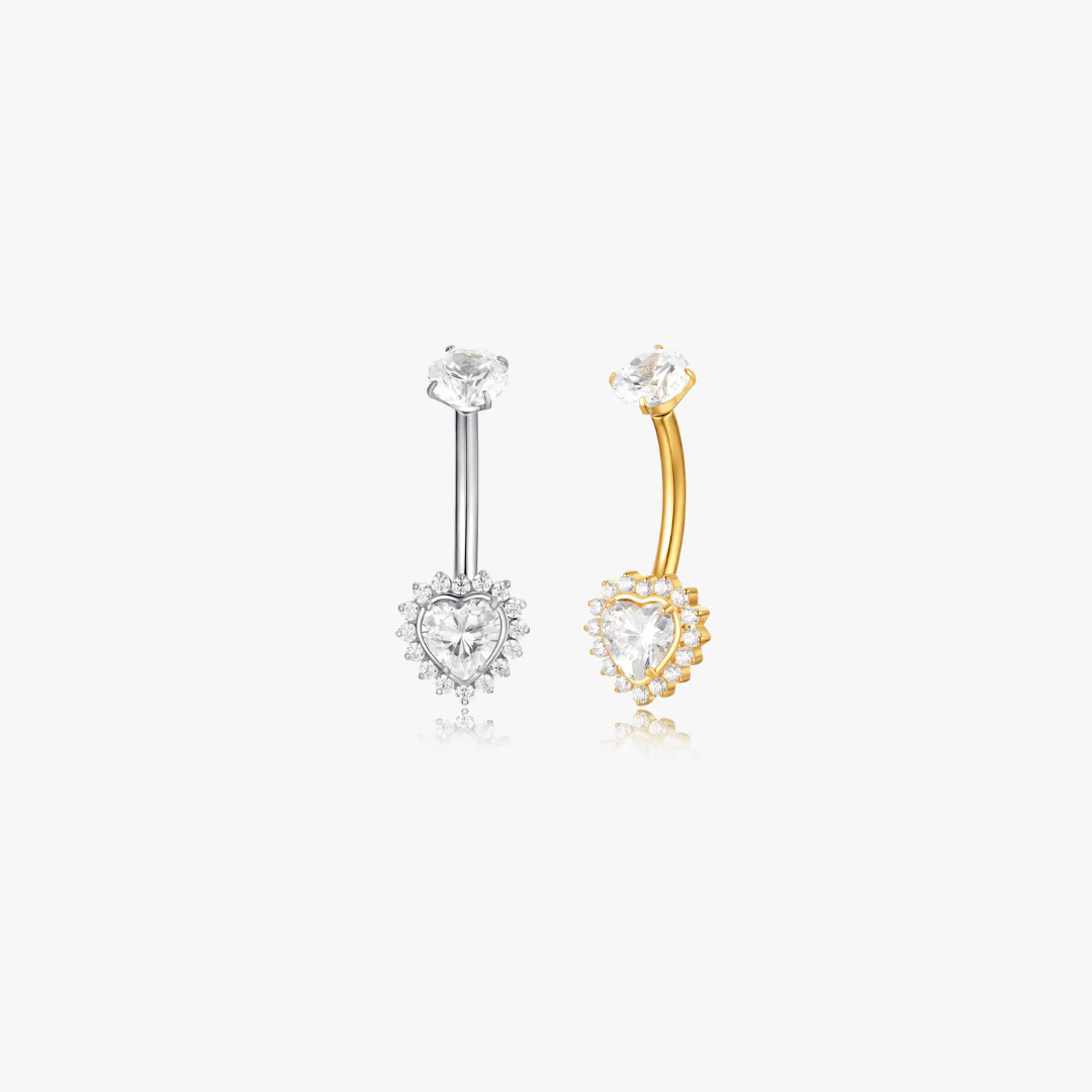 Amour Titanium Belly Button Ring (Single)