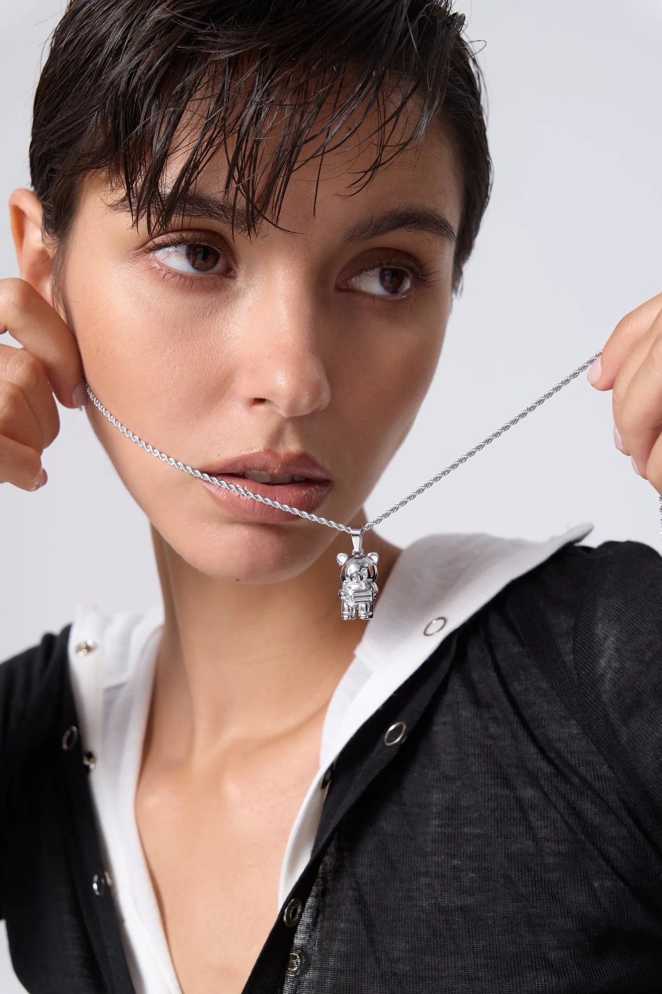Flaire Bear Eats Cake Necklace - Image 2