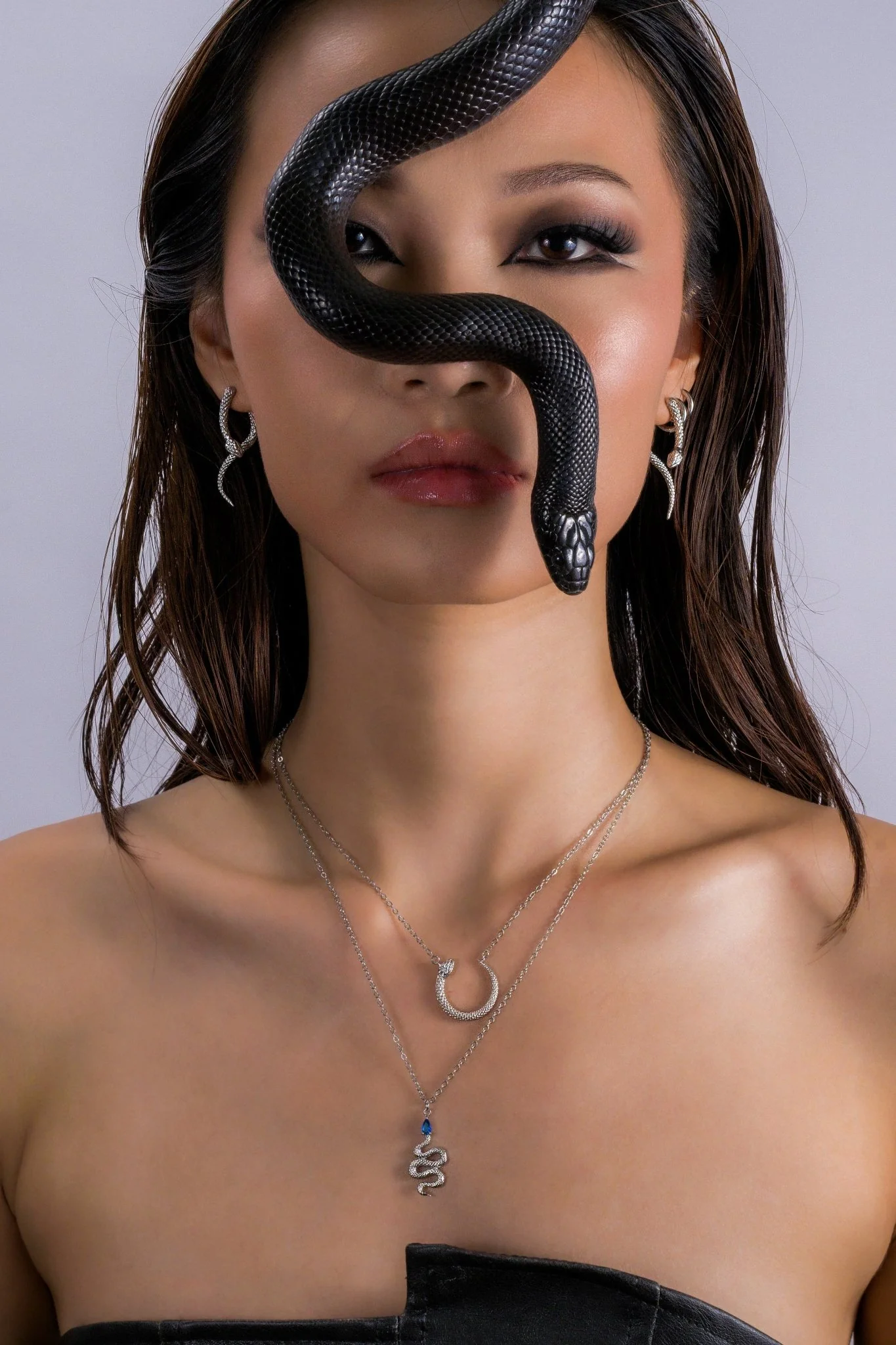 Geometric Snake Pendant - Image 3