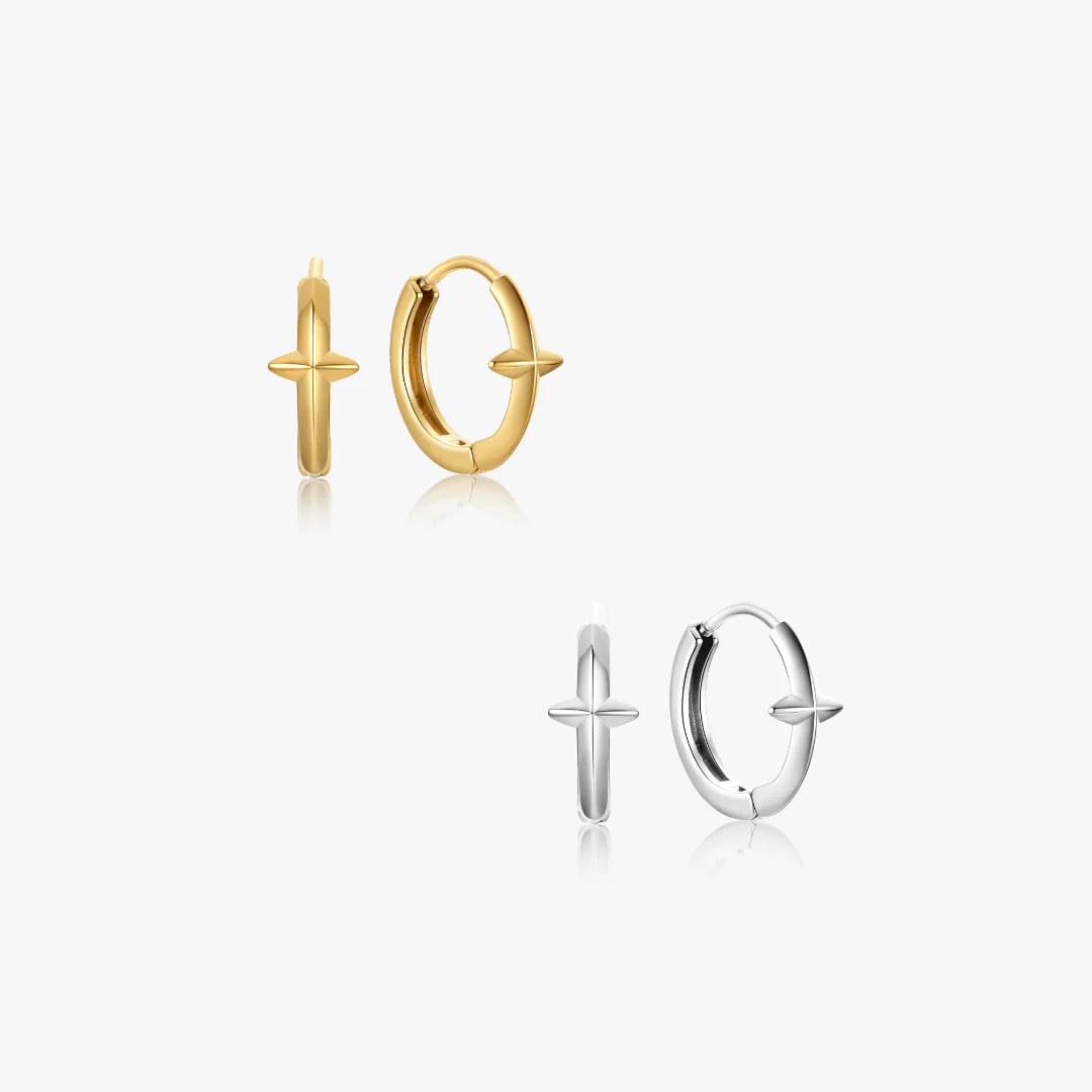 Gia Star Mini Hoops