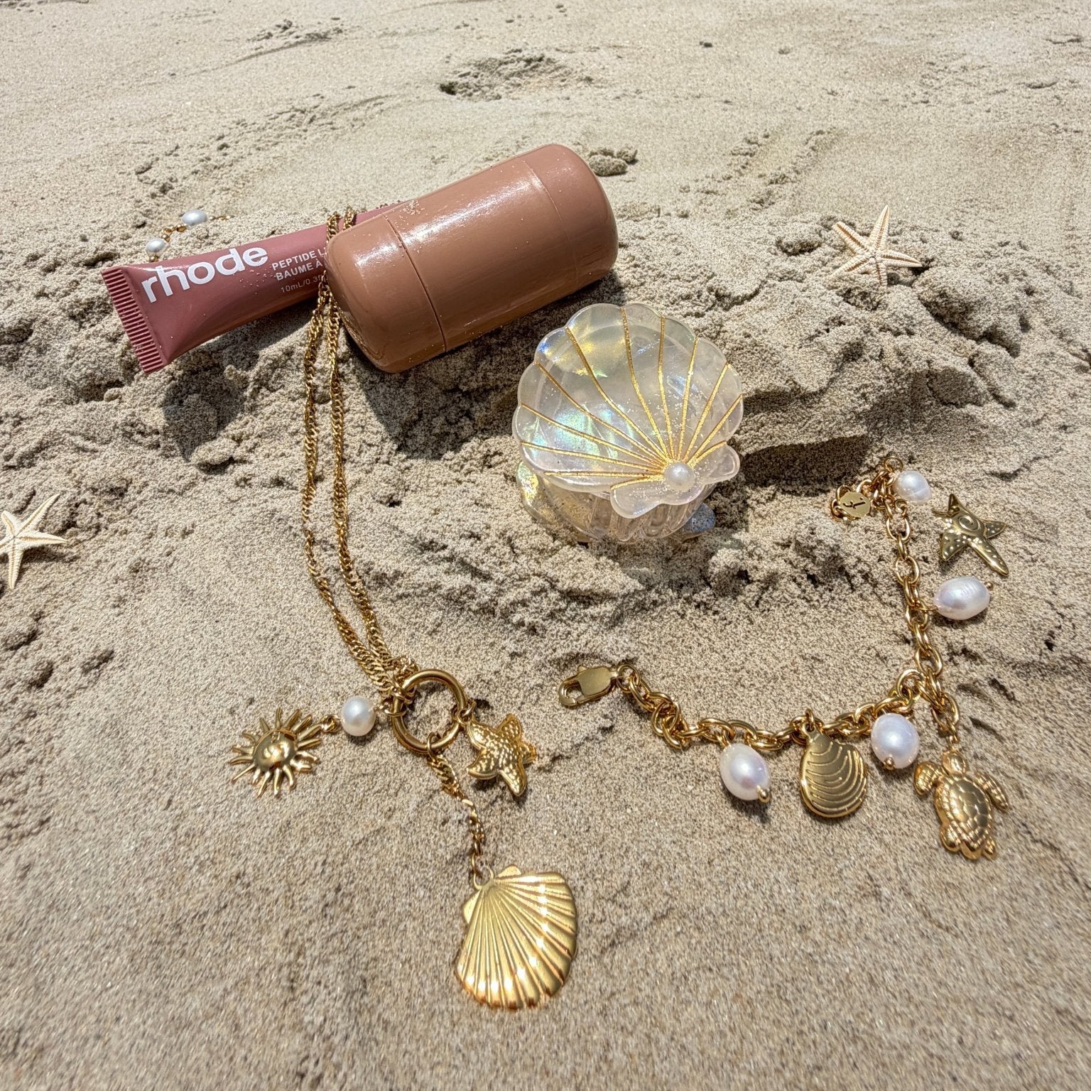 Golden Tides Charm Necklace - Image 6