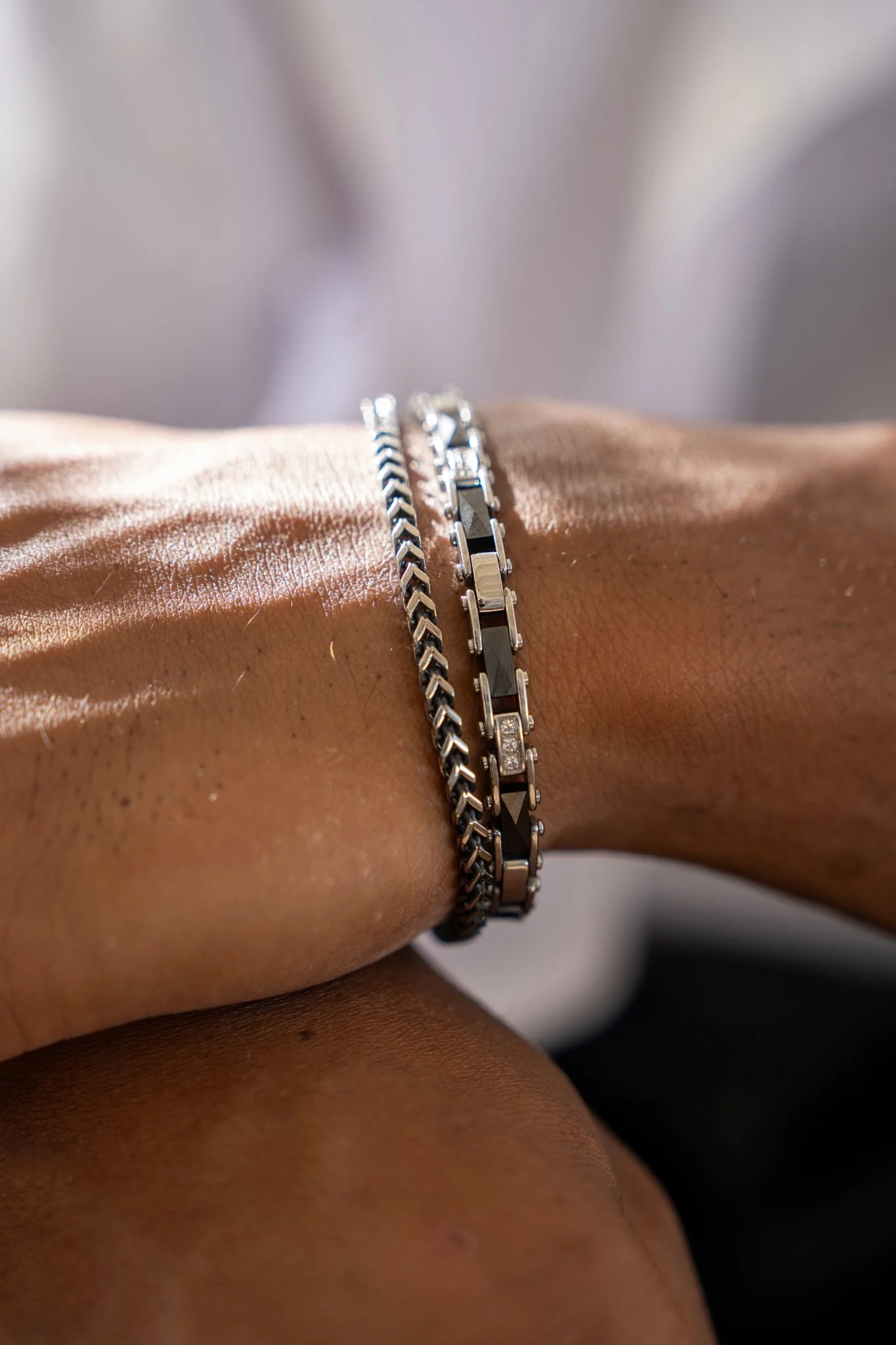 Parker Bracelet in Silver (Unisex) - Image 2