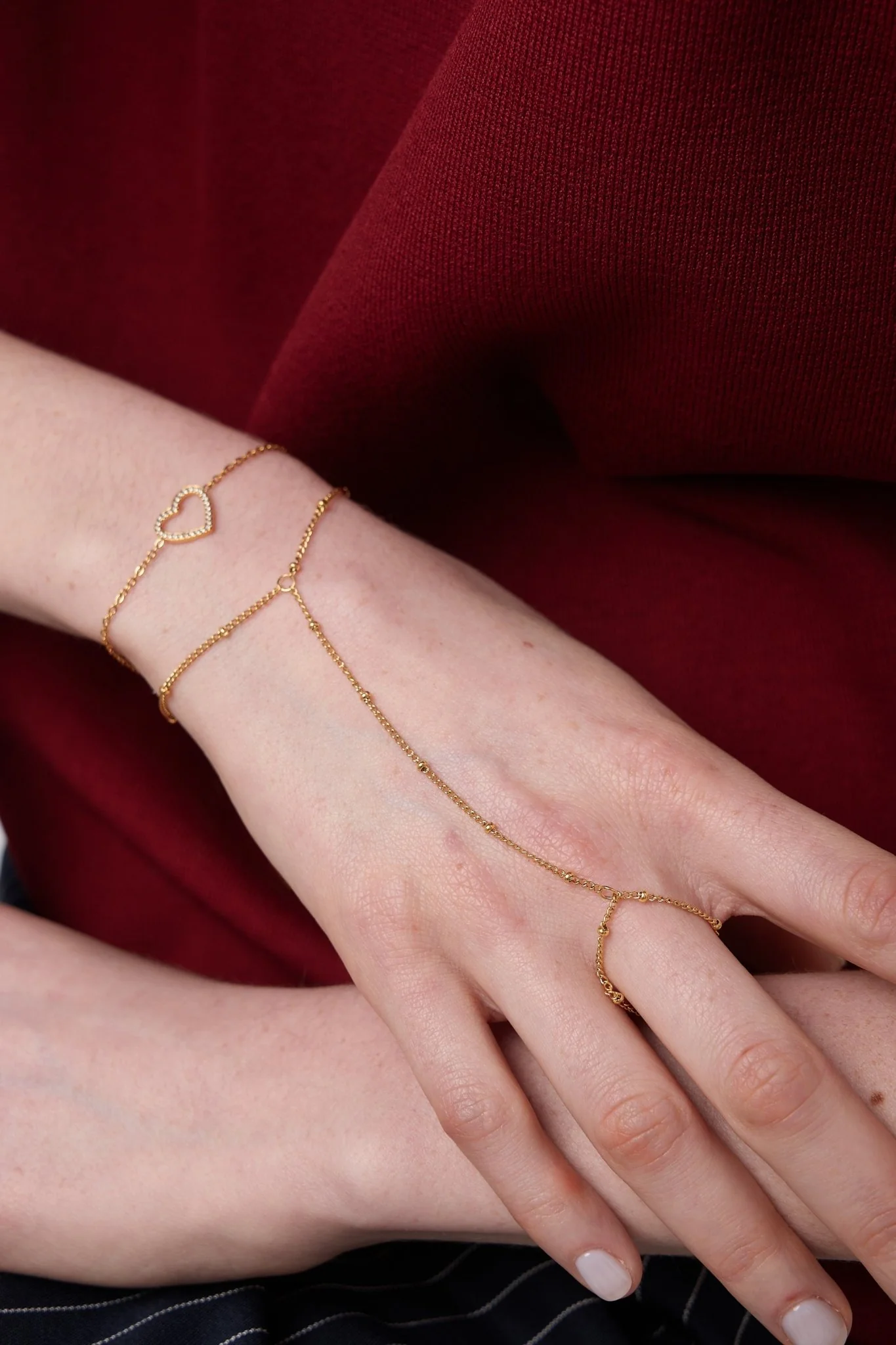 Beaded Hand Chain - Image 3