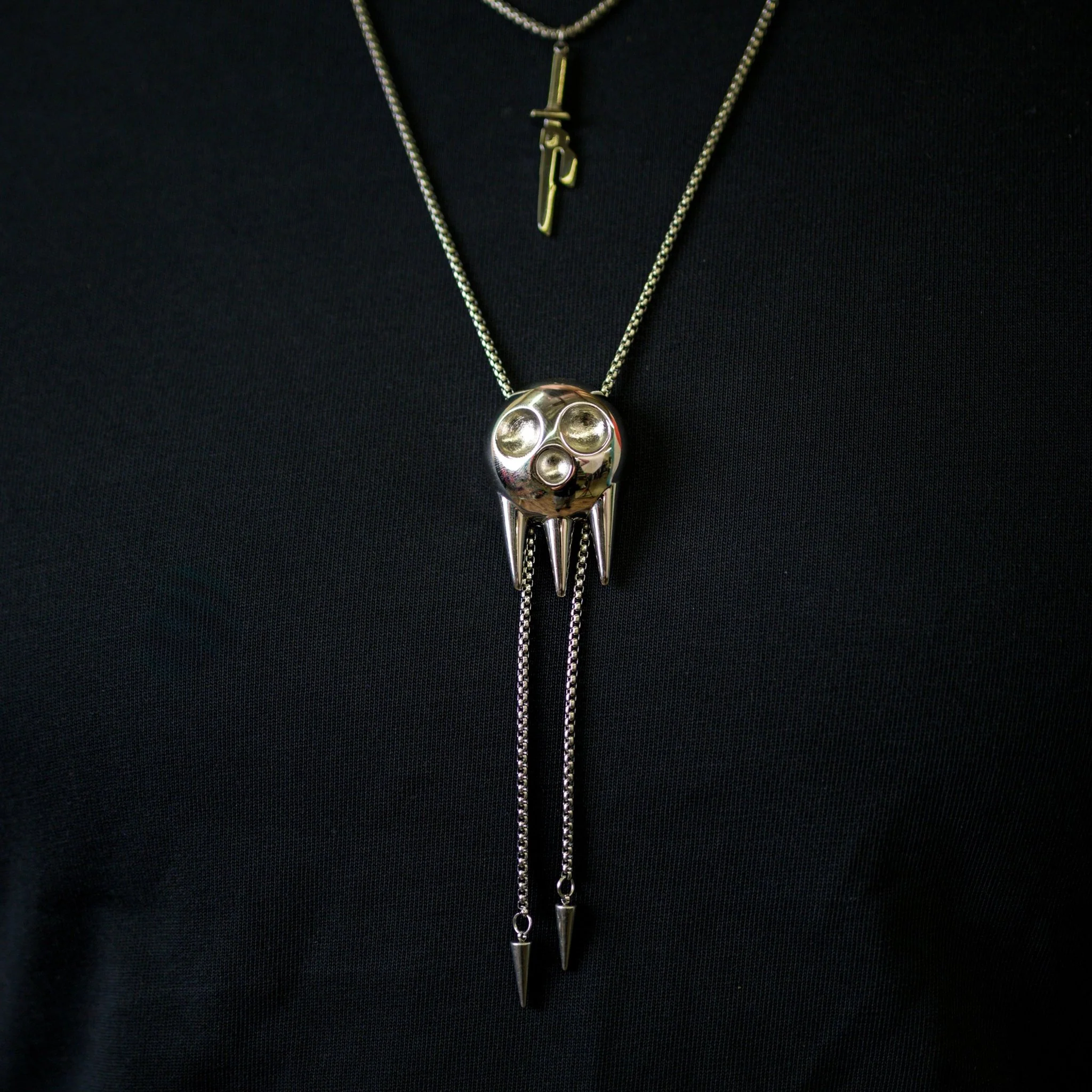 Skull Bolo Necklace (Anime Inspired Collection) - Image 2