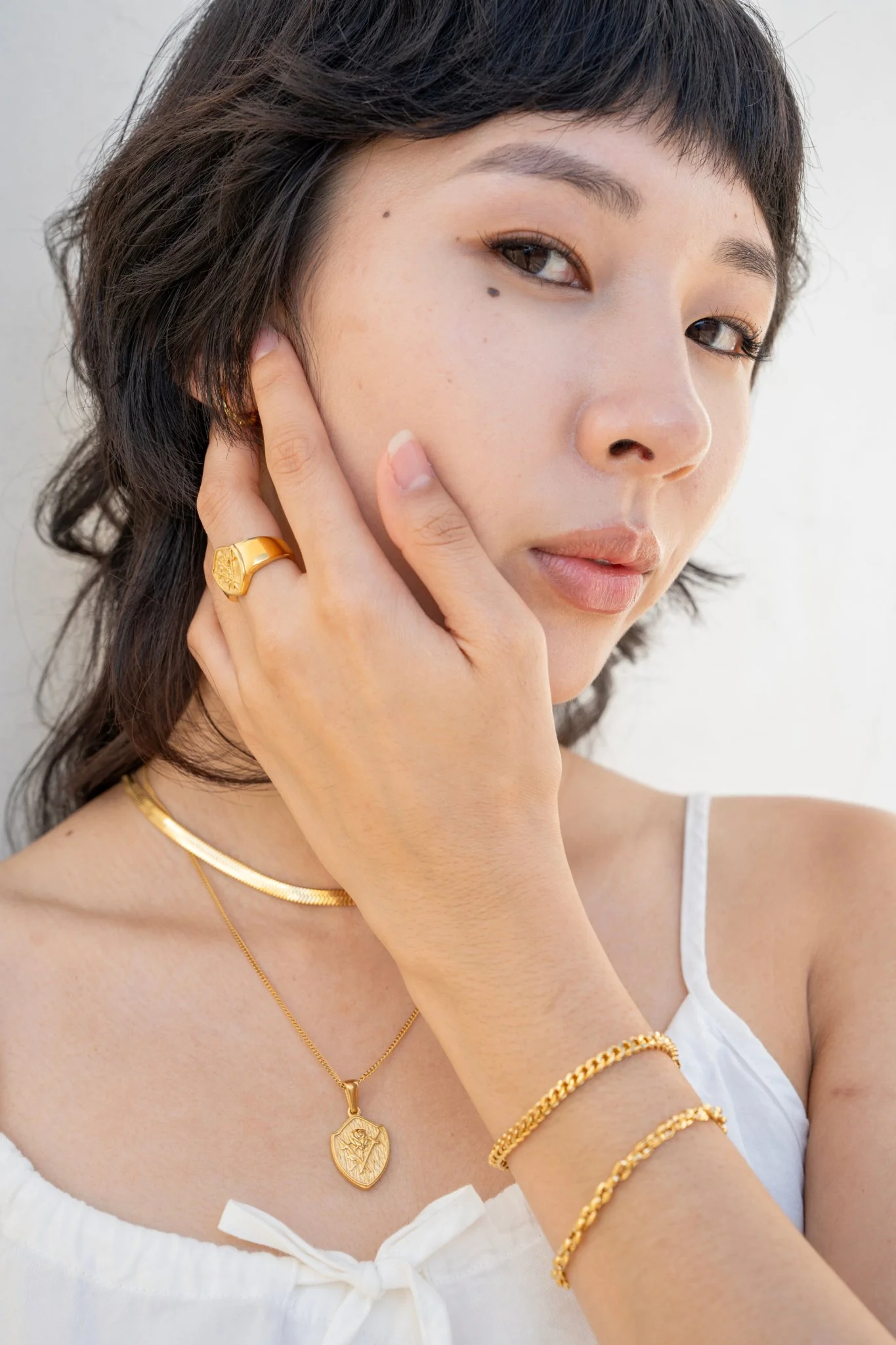 Thick Herringbone Necklace (Unisex) - Image 3