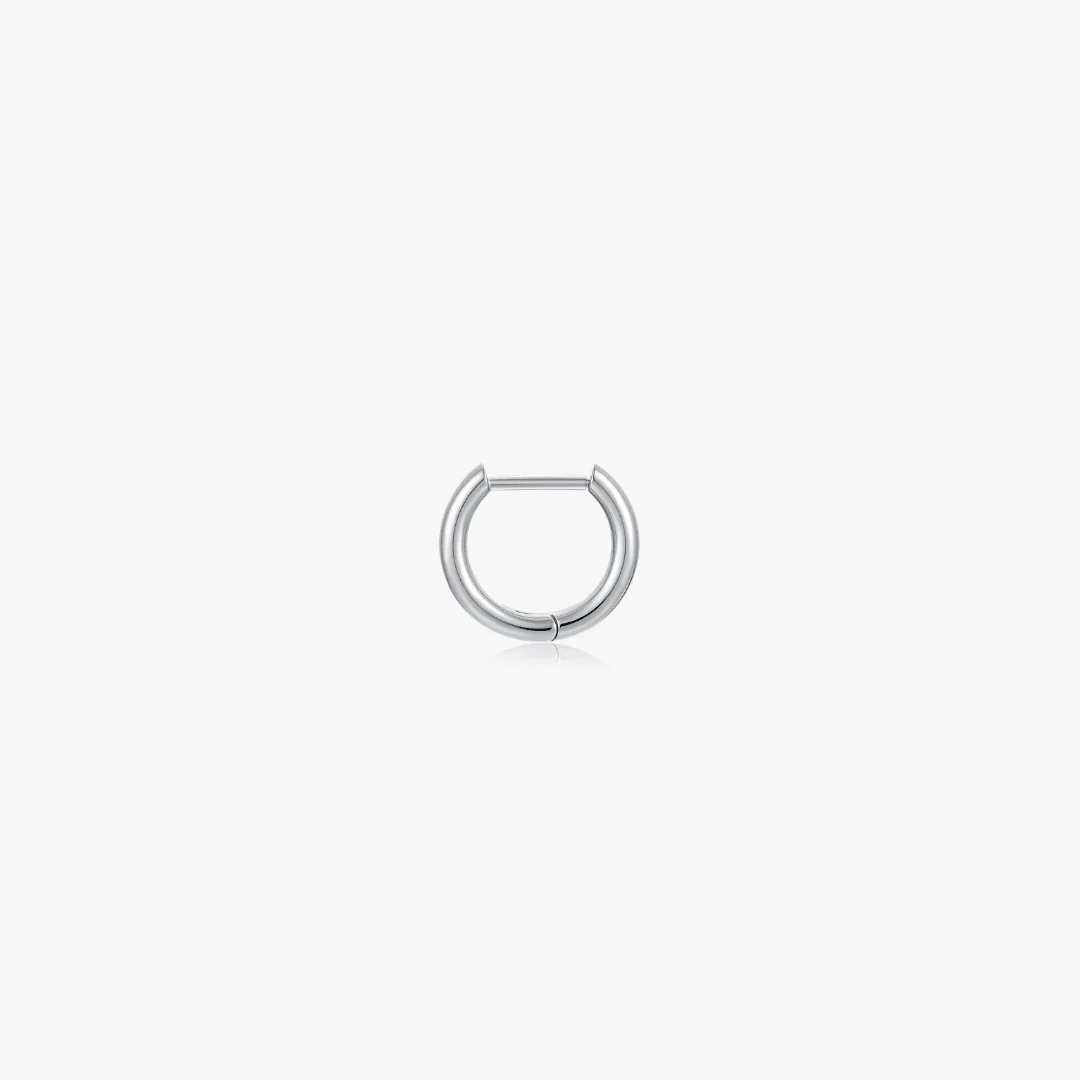Titanium Mini Huggie Seamless Hoops (Single) - Image 5